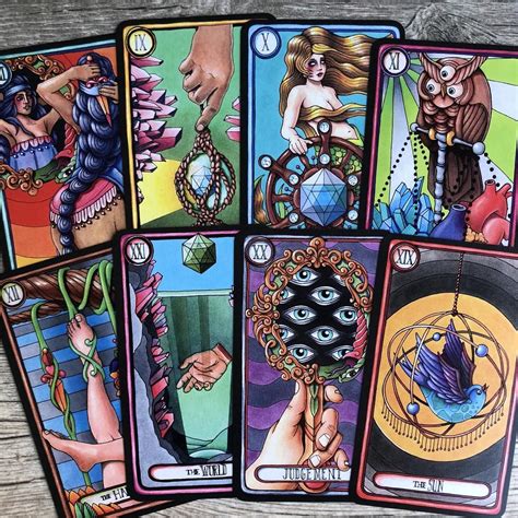 Conventional witch tarot cards